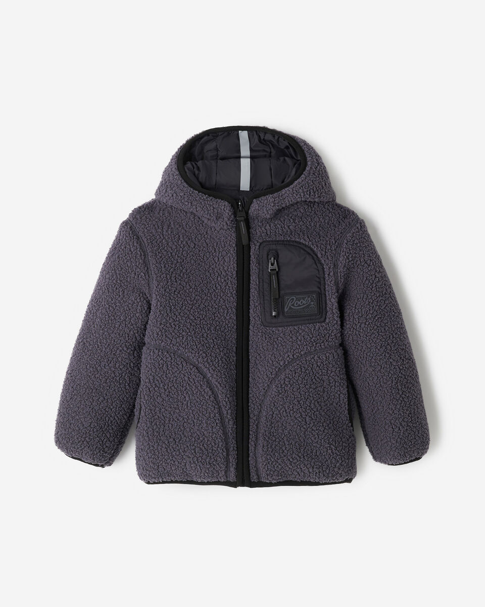 Blouson en mouton réversible pour tout-petits