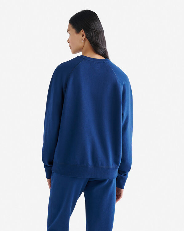 Chandail original à col rond en molleton de coton bio Chandail original à col rond en molleton de coton bio