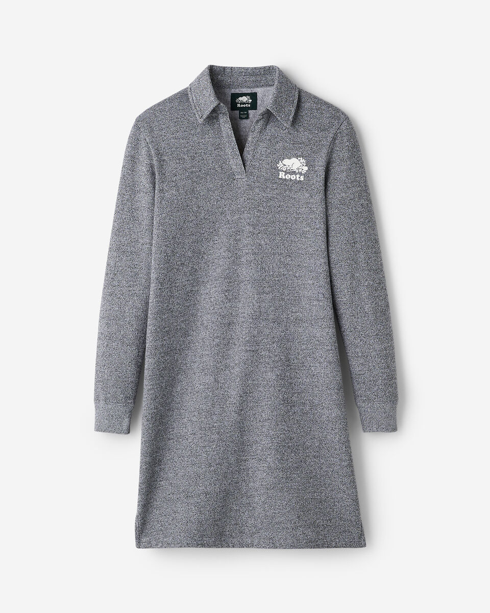 Organic Cooper Long Sleeve Polo Dress