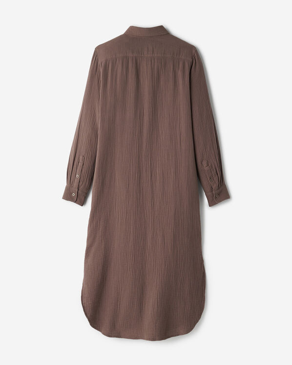 Isla Cotton Gauze Shirt Dress Isla Cotton Gauze Shirt Dress