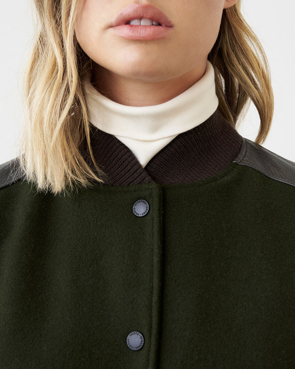 Womens A-line Varsity Jacket