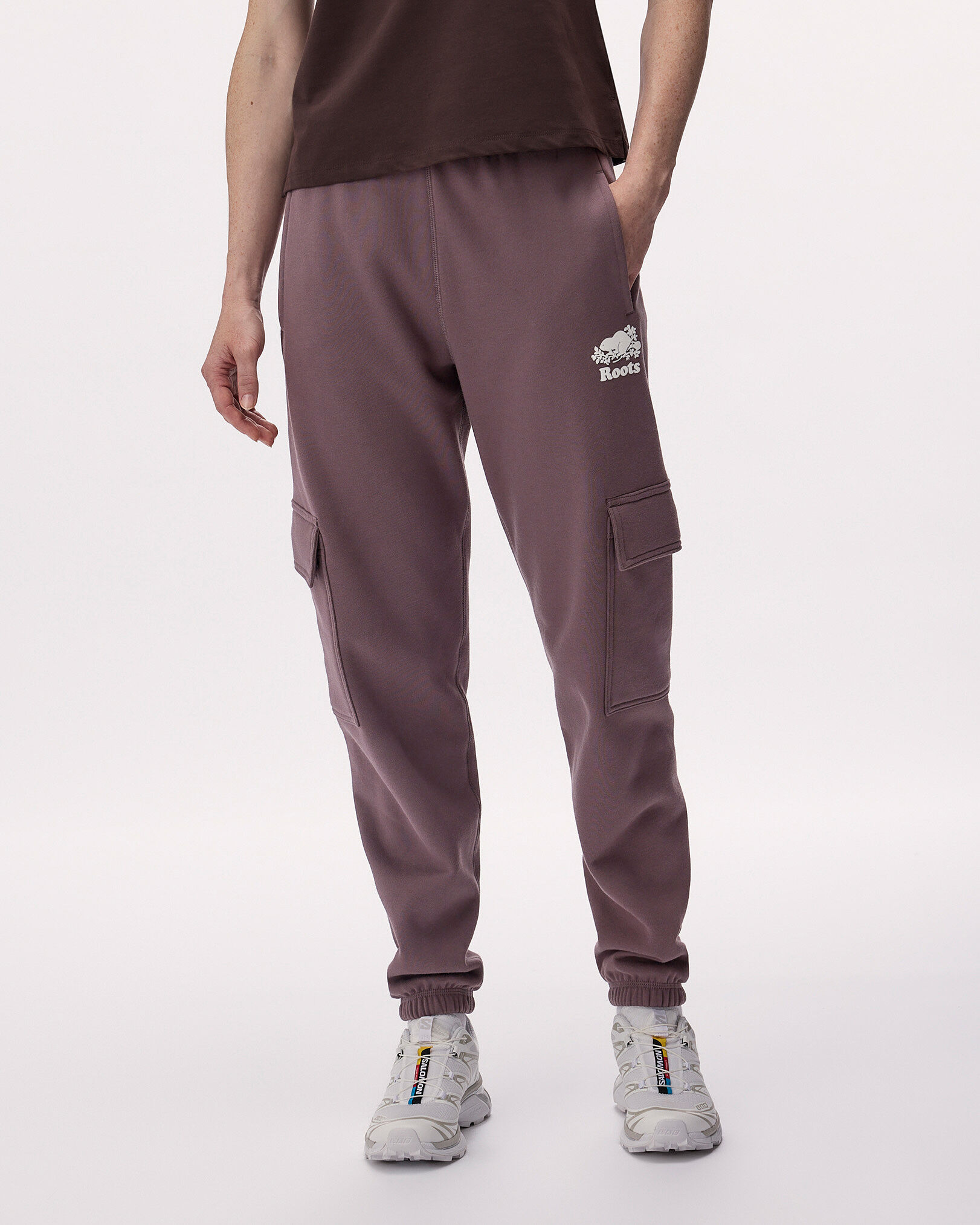 Pantalon cargo Cooper en molleton de coton bio