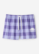 Short de pyjama &agrave; carreaux pour femme