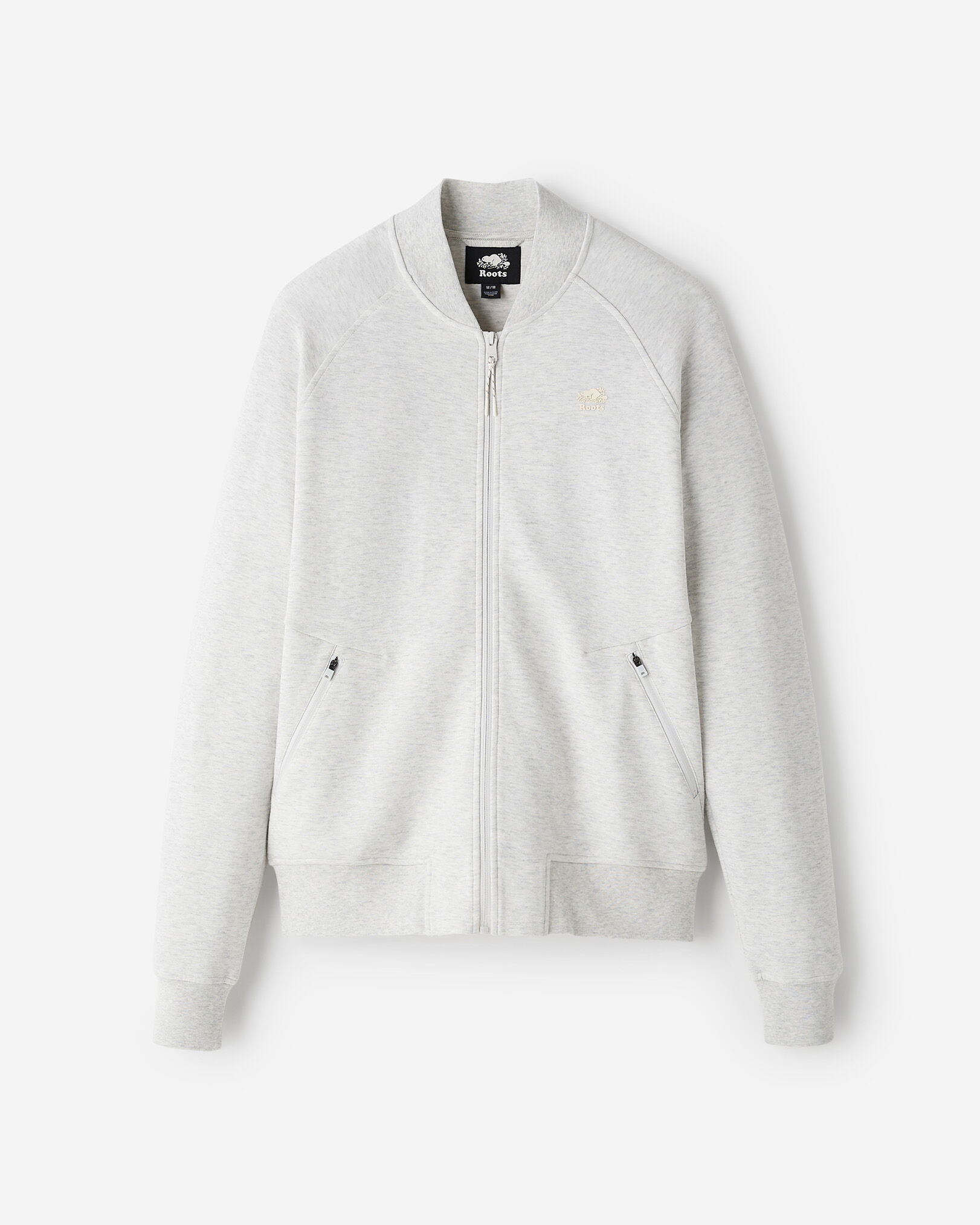 Roots Recover Bomber Jacket Shirt in White Mix