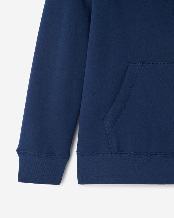 Chandail kangourou original à capuchon en coton bio pour enfants