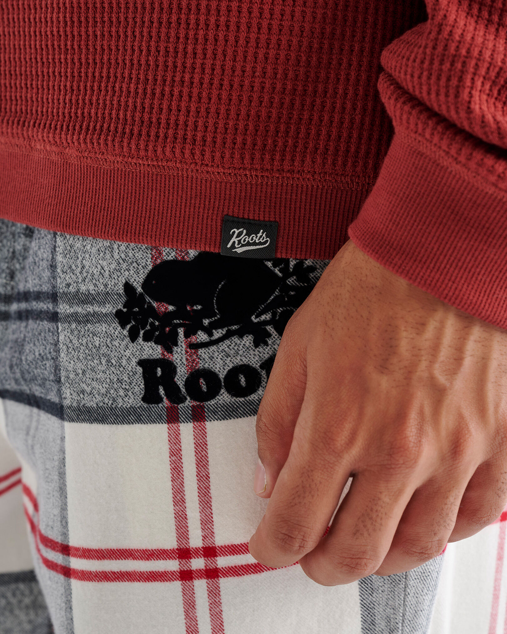 Waffle Long Sleeve Henley