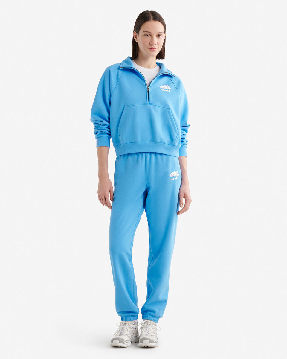 Chandail à demi-glissière en coton bio Cooper 