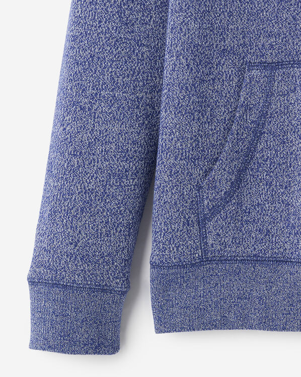 Chandail kangourou original &agrave; capuchon en jersey bouclette en coton bio pour enfants