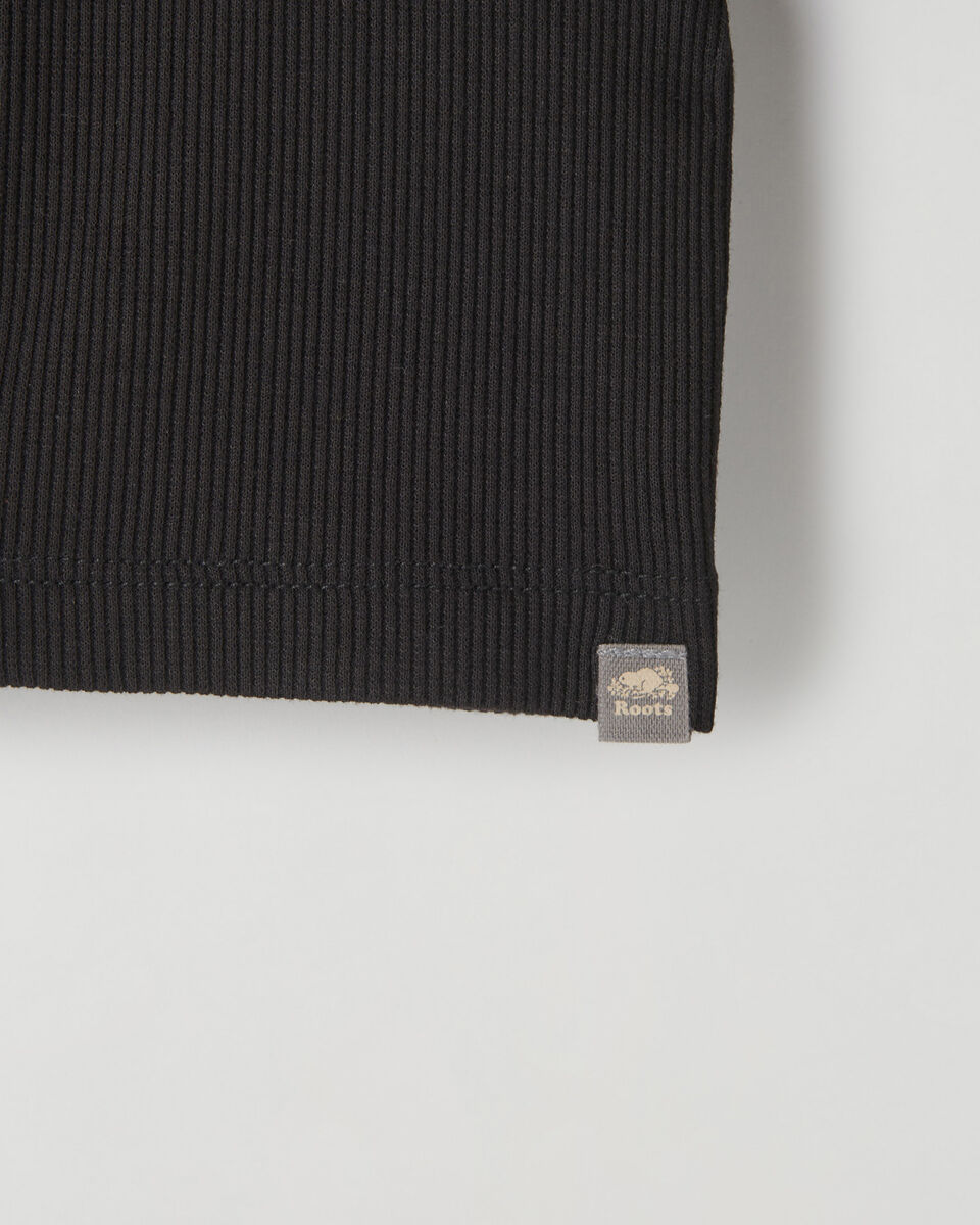 Fine Rib Turtleneck Top