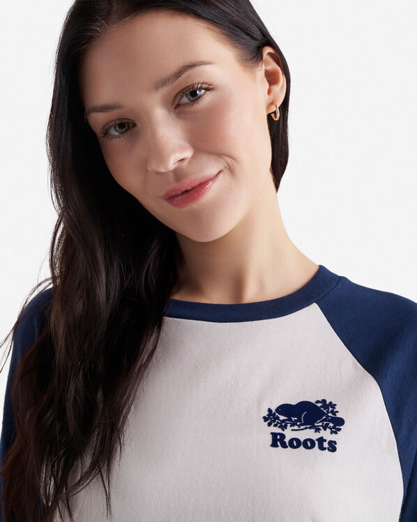 Womens Organic Cooper Baseball T-shirt
