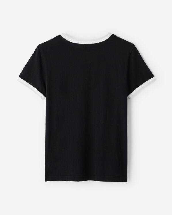 Womens Organic Cooper Ringer T-Shirt