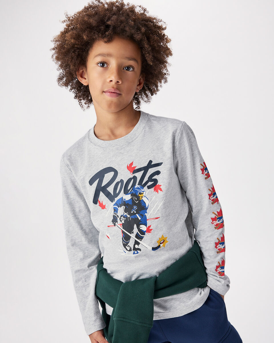 Kids Hockey Long Sleeve T-Shirt