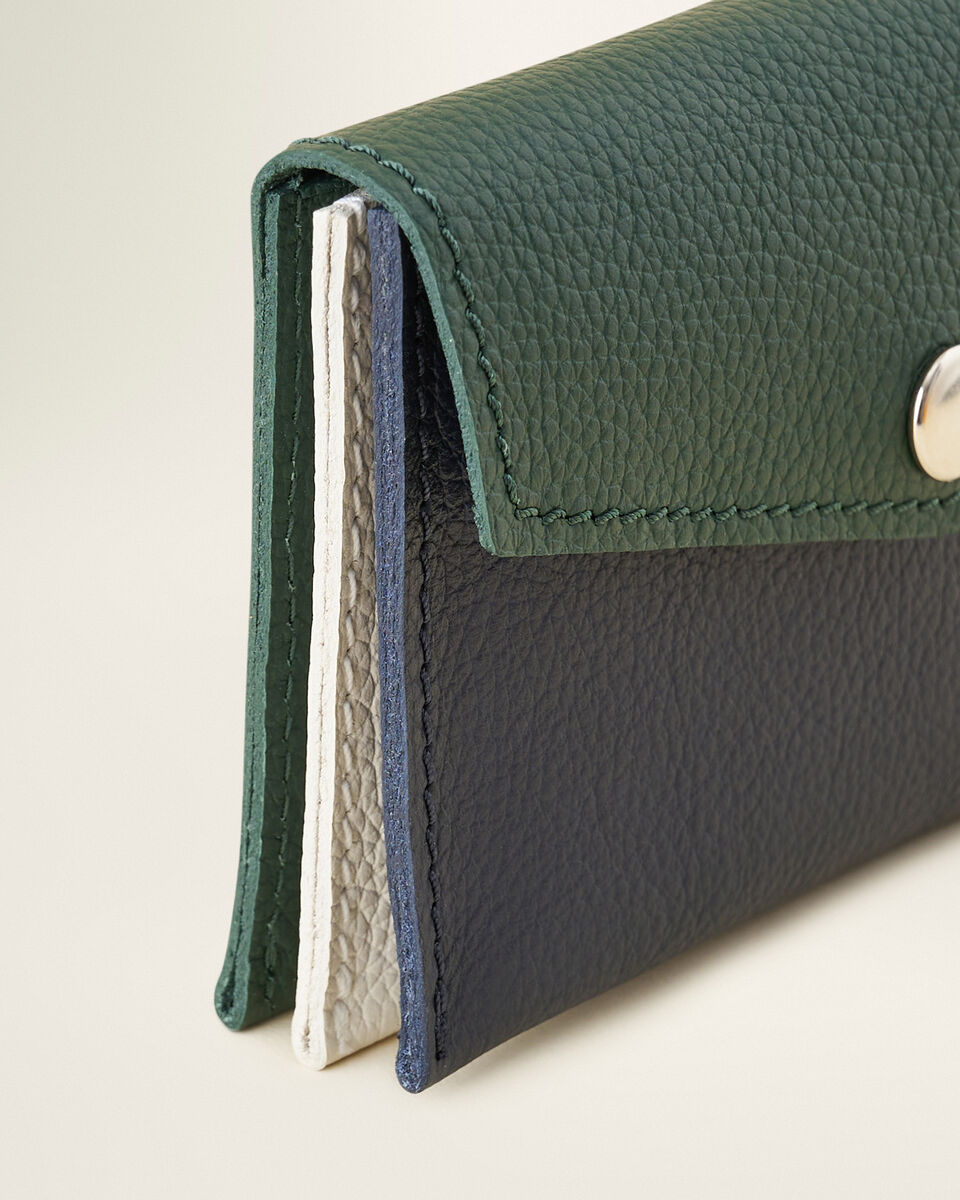 Mini sac à goussets latéraux en accordéon en cuir Cervino