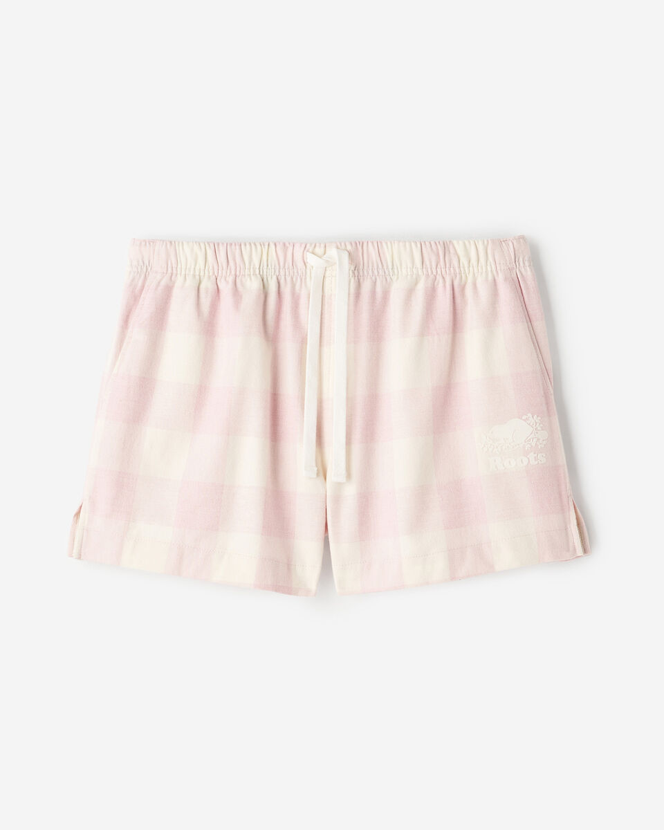 Womens Plaid Pajama Short