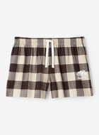Short de pyjama &agrave; carreaux pour femme