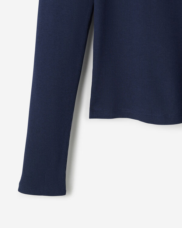 Roam Rib Fitted Long Sleeve Top