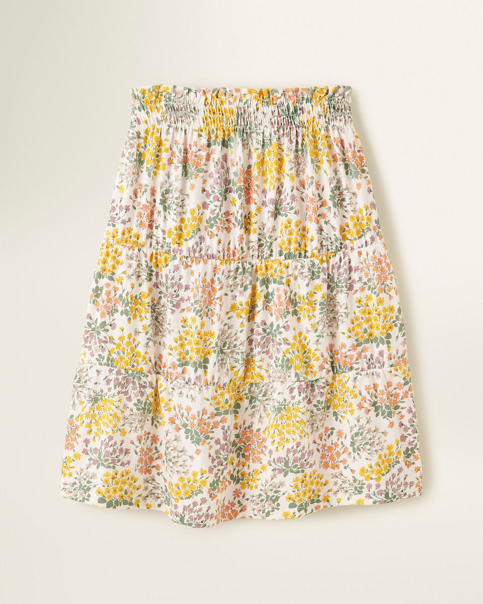 Jupe à motif floral pour fille