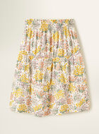 Jupe à motif floral pour fille