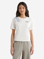 T-shirt motif floral Roots pour femme