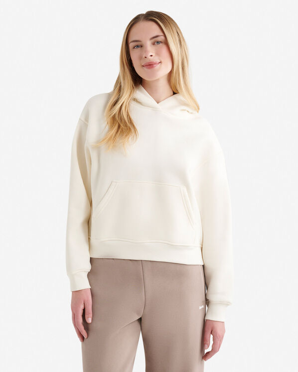 Chandail &agrave; capuchon en molleton nuage