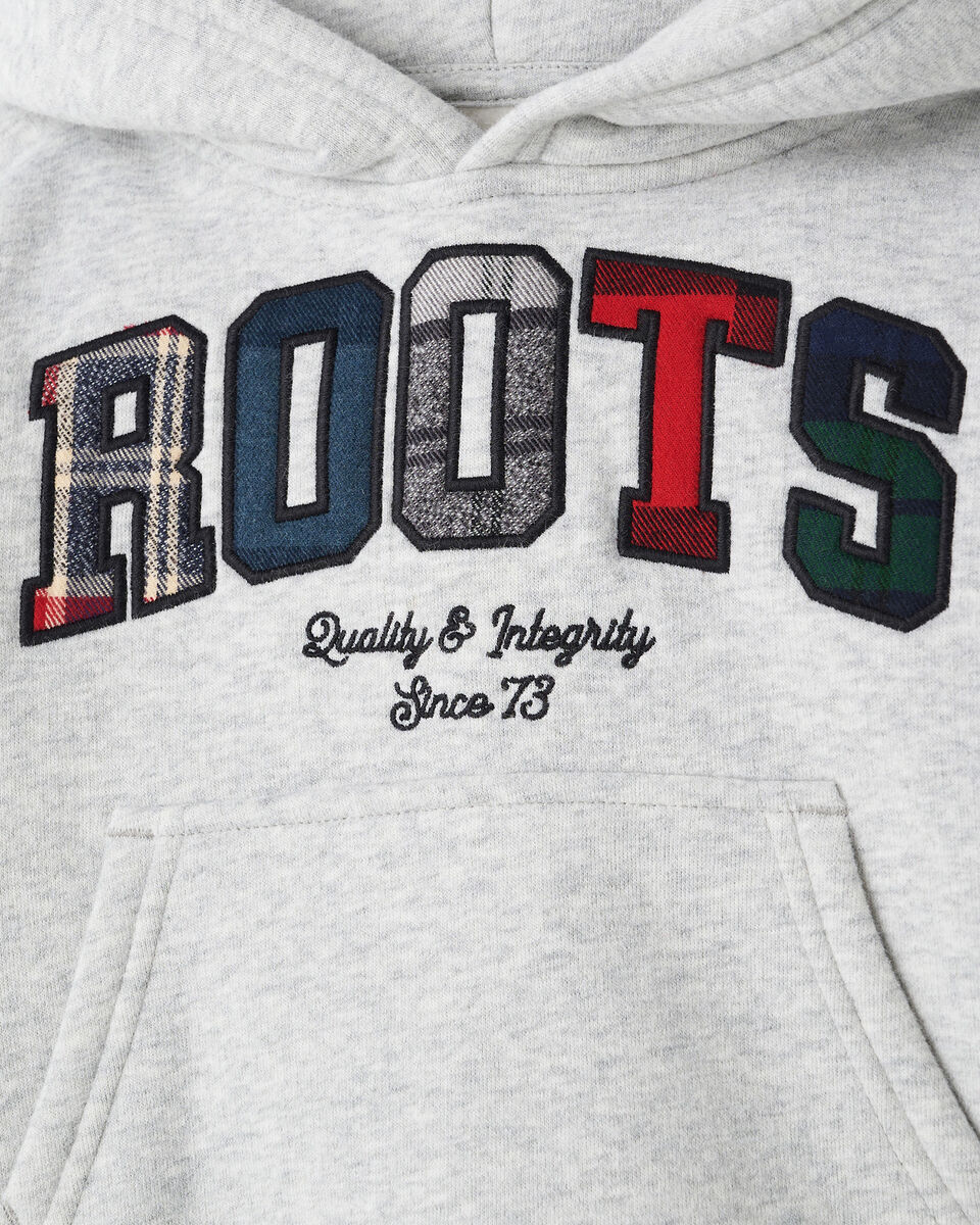 Toddler Plaid Applique Hoodie