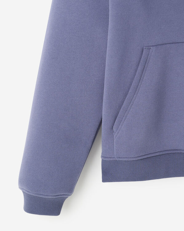 Chandail &agrave; capuchon en molleton nuage