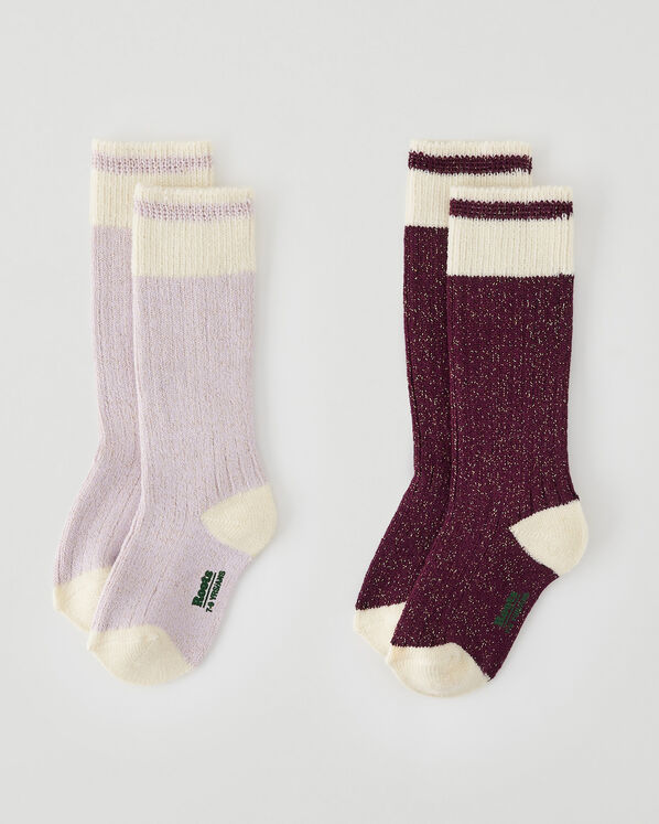 Kid Cabin Sparkle Sock 2 Pack