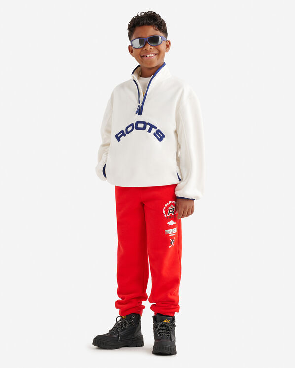 Pantalon en molleton avec écussons Alpine Goods pour enfants