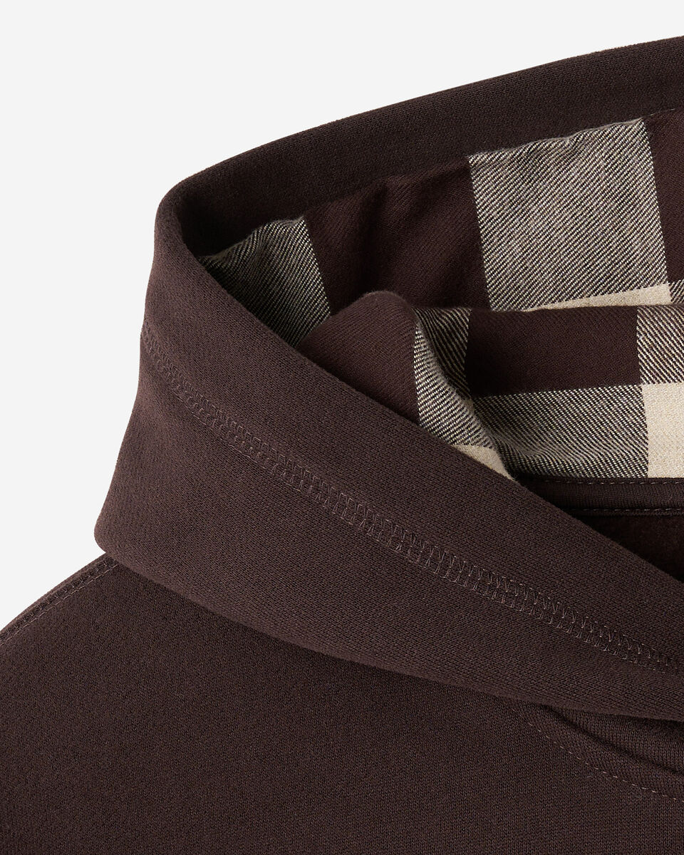 Plaid Applique Hoodie