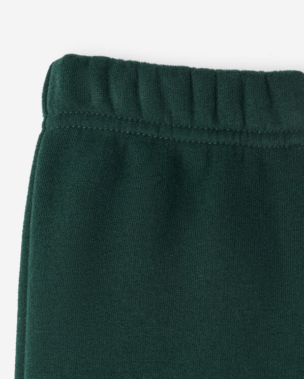 Pantalon en molleton avec appliqué à carreaux pour bébés Pantalon en molleton avec appliqué à carreaux pour bébés