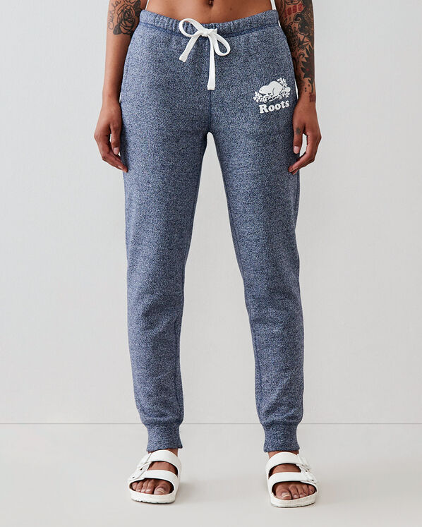 Pantalon long et ajusté en molleton à cheville côtelée (entrejambe : 31 po)