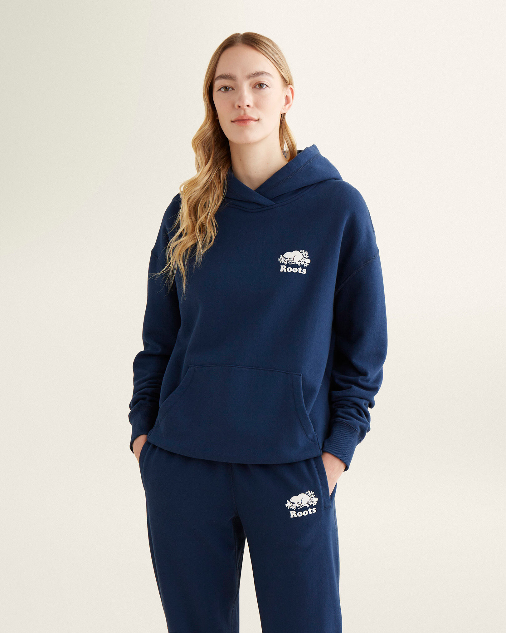 Organic Cooper BF Kanga Hoodie Sweatshirts and Hoodies Roots
