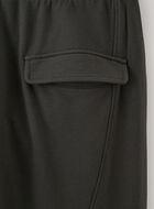 Pantalon en jersey bouclette et mélange modal