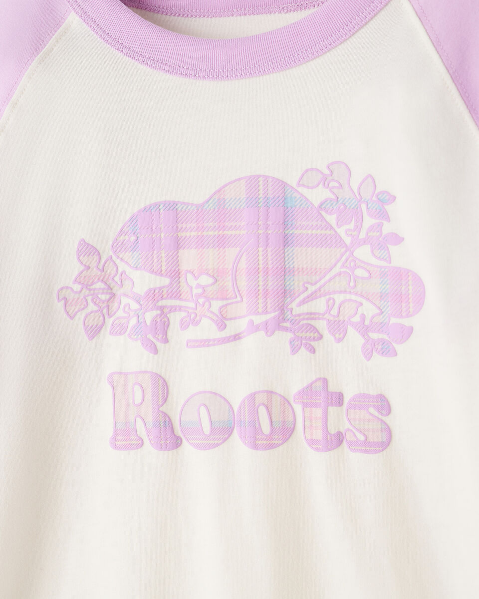 Kids Plaid Baseball T-Shirt