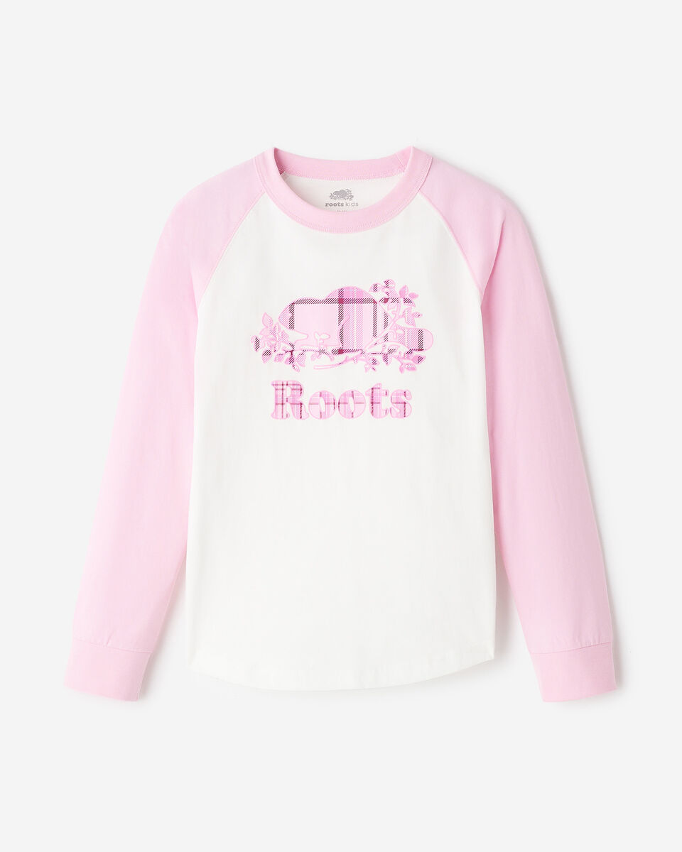 Kids Plaid Baseball T-Shirt