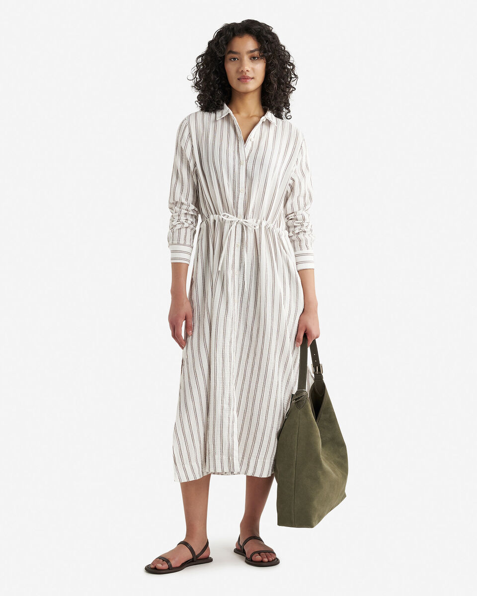 Isla Cotton Gauze Shirt Dress