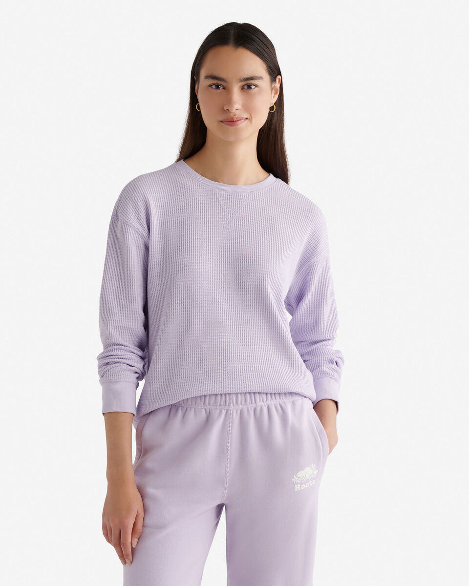 Waffle Long Sleeve Top