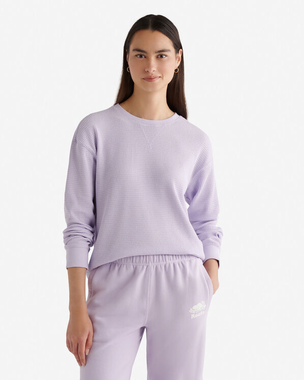 Waffle Long Sleeve Top