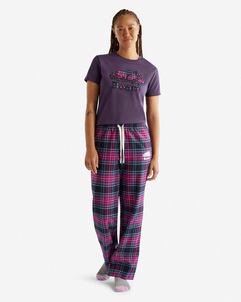 T-shirt à carreaux Inglenook pour femmes