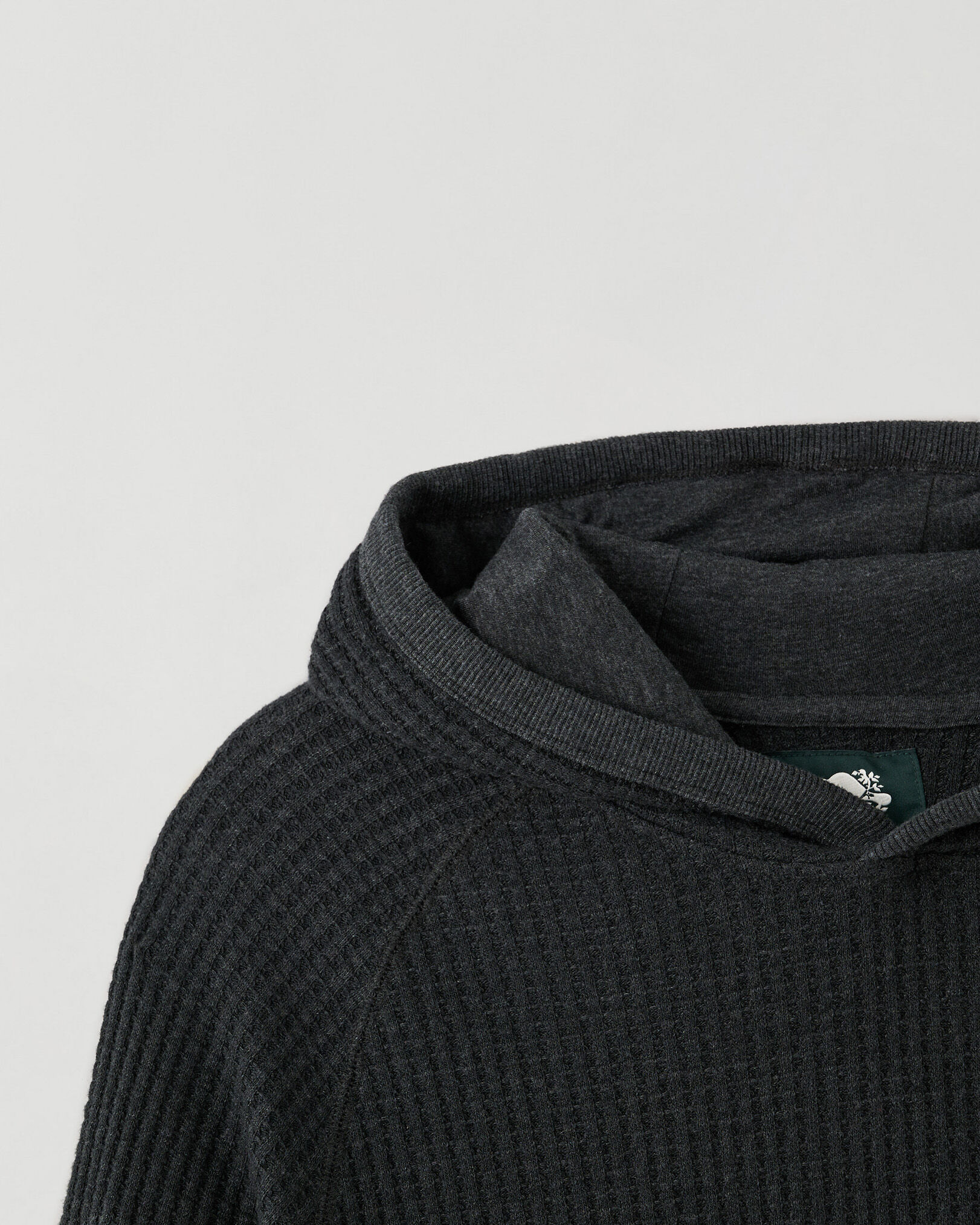 Polo waffle knit hoodie online