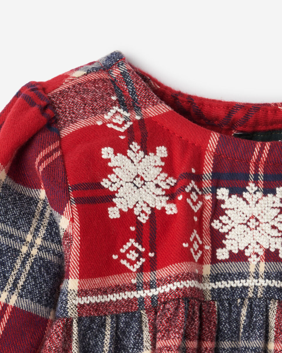 Baby Plaid Tidings Dress