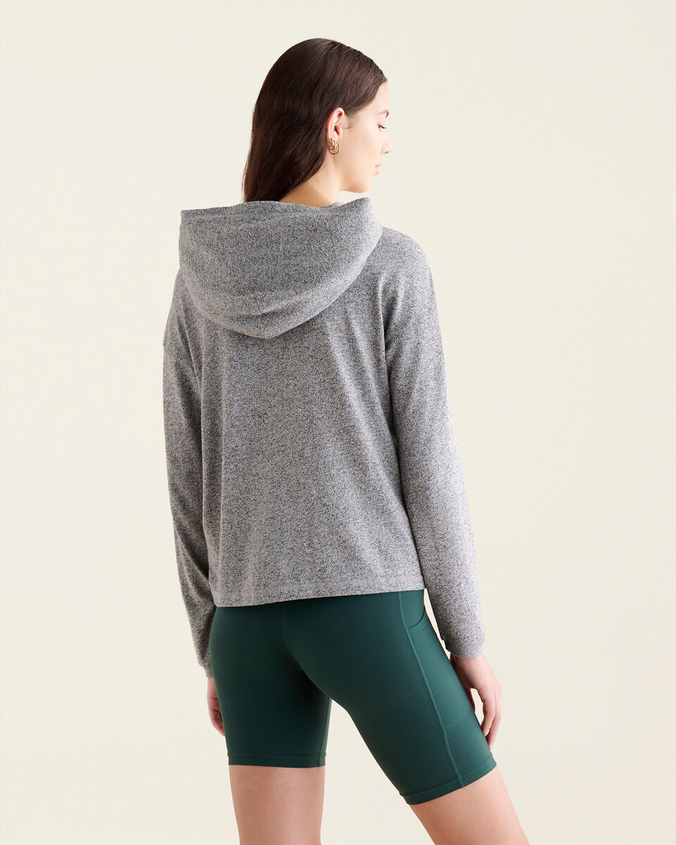 Lululemon Athletica Lululemon Embrace Hoodie Knit Heathered Medium Grey  Black