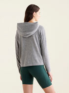 Womens Organic Cooper Hooded Long Sleeve T-shirt