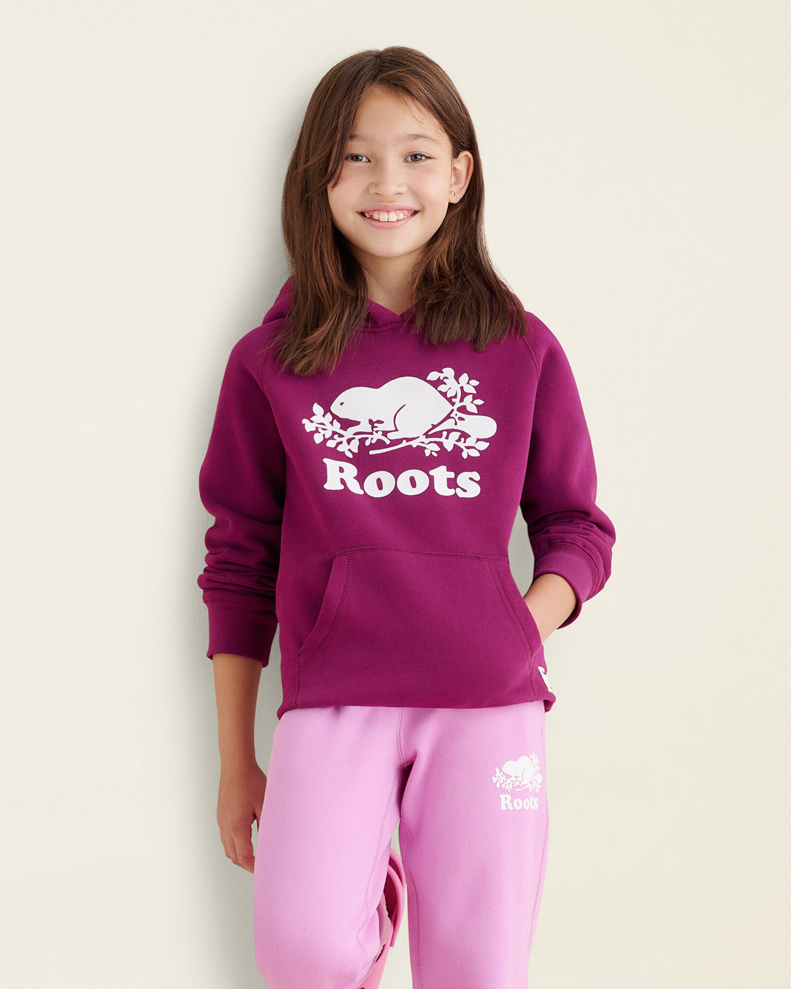 Kids Organic Original Kanga Hoodie Sweatshirts and Hoodies Roots