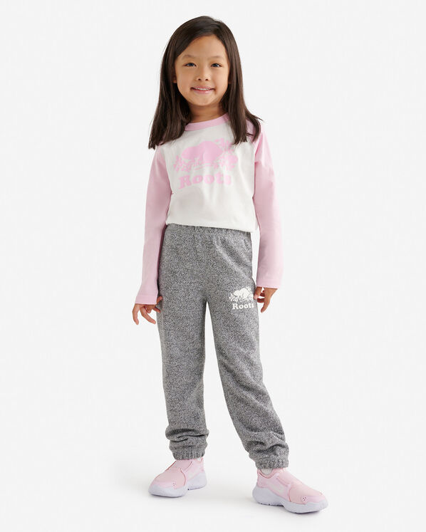 Pantalon original en molleton de coton bio Roots pour tout-petits