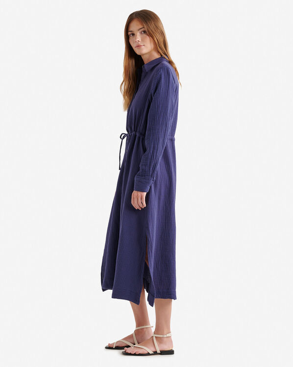 Isla Cotton Gauze Shirt Dress