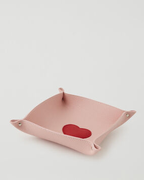 Heart Large Leather Tray