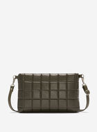 Pochette bouffante carrée à bandoulière
