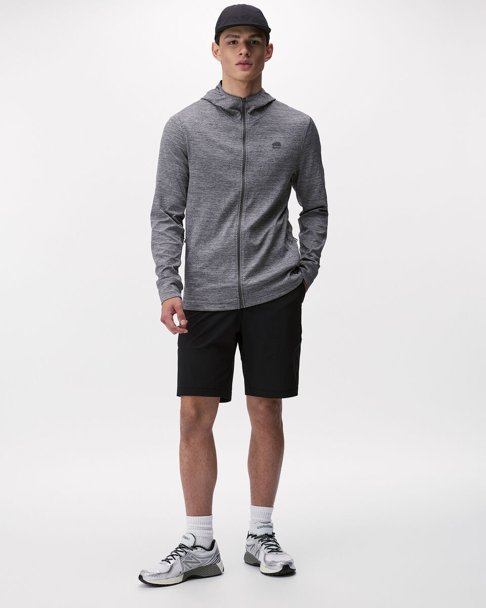 Active Textured Full Zip Hoodie