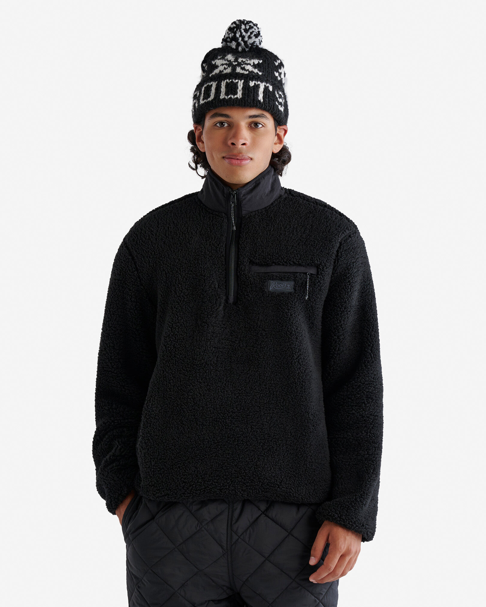 Creekside Shearling Half Zip Stein